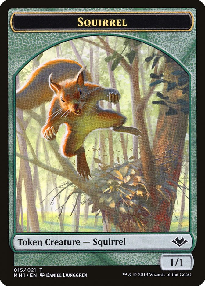 Goblin (010) // Squirrel (015) Double-Sided Token [Modern Horizons Tokens] | Pandora's Boox