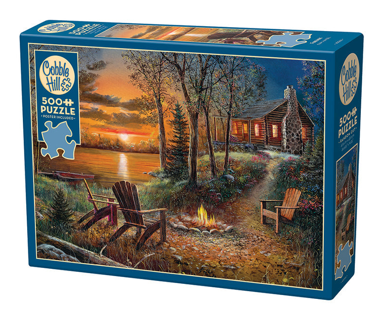 Cobble Hill Puzzle: Fireside 500pc | Pandora's Boox