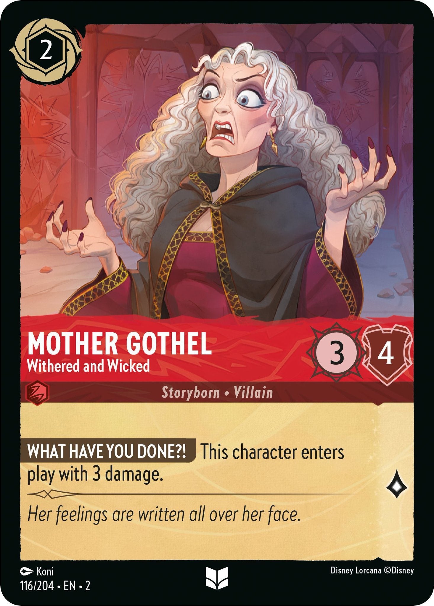 Mother Gothel - Withered and Wicked (116/204) [Rise of the Floodborn] | Pandora's Boox