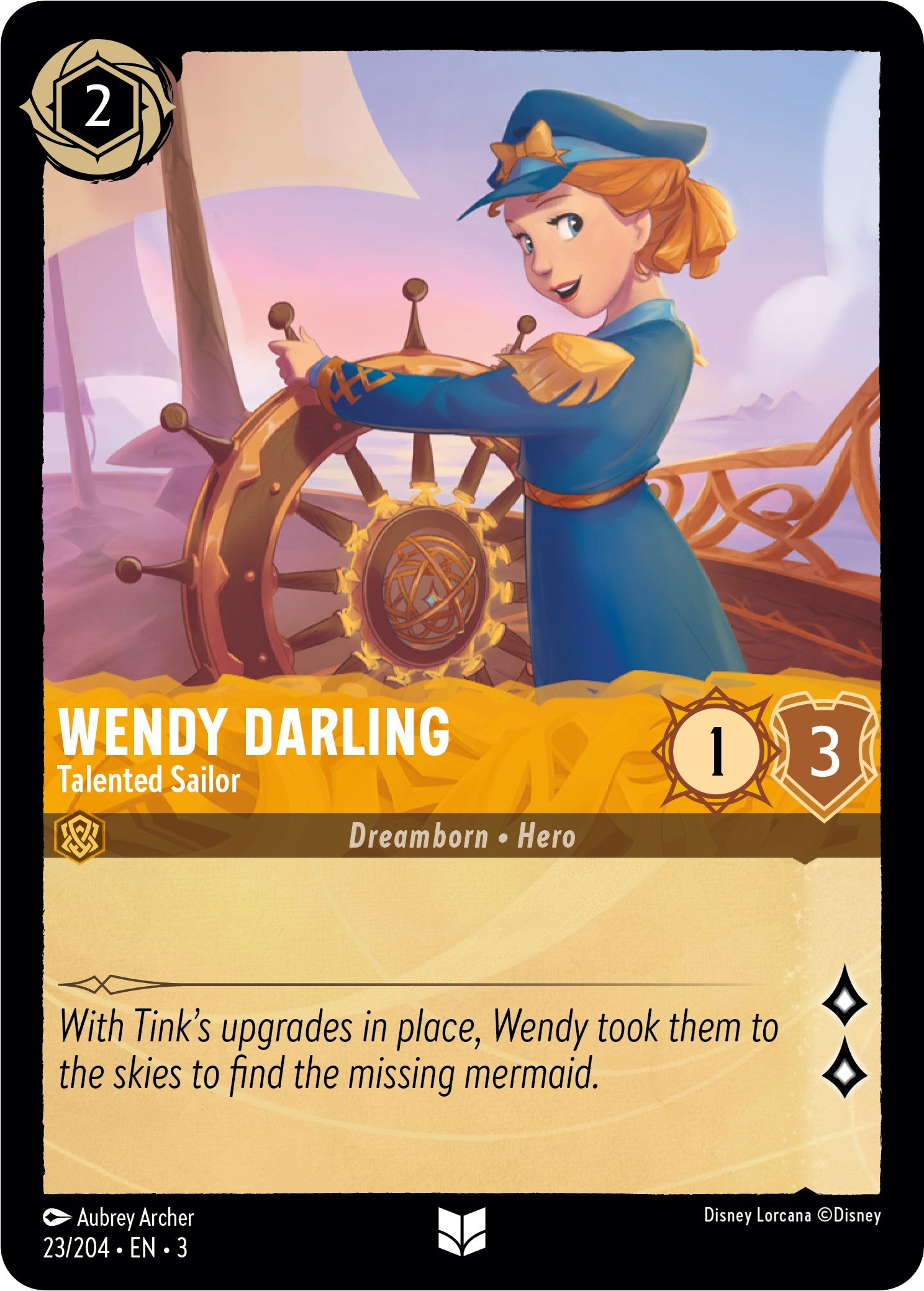 Wendy Darling - Talented Sailor (23/204) [Into the Inklands] | Pandora's Boox
