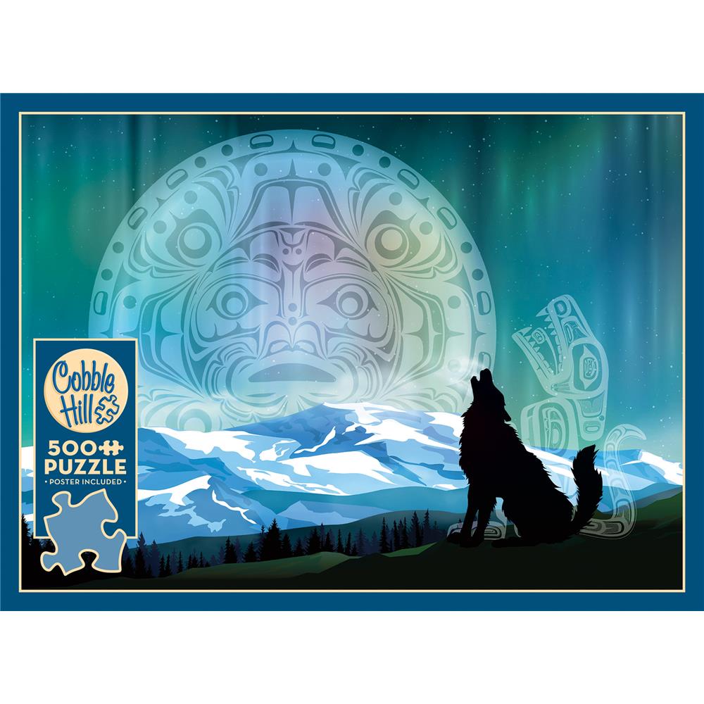 Cobble Hill Puzzle: Two Wolves 500pc | Pandora's Boox