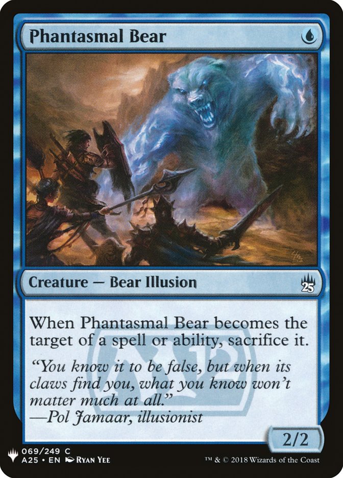 Phantasmal Bear [Mystery Booster] | Pandora's Boox