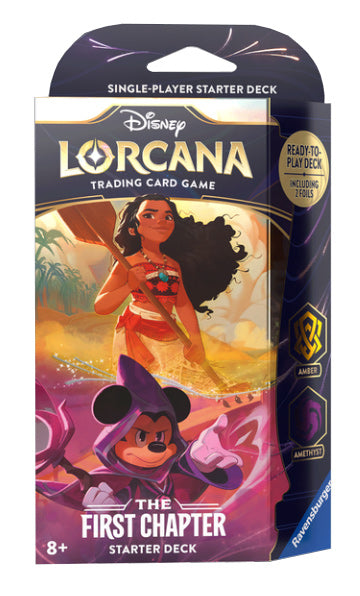 Disney- Lorcana: Starter Deck - Amber and Amethyst (one per customer) | Pandora's Boox