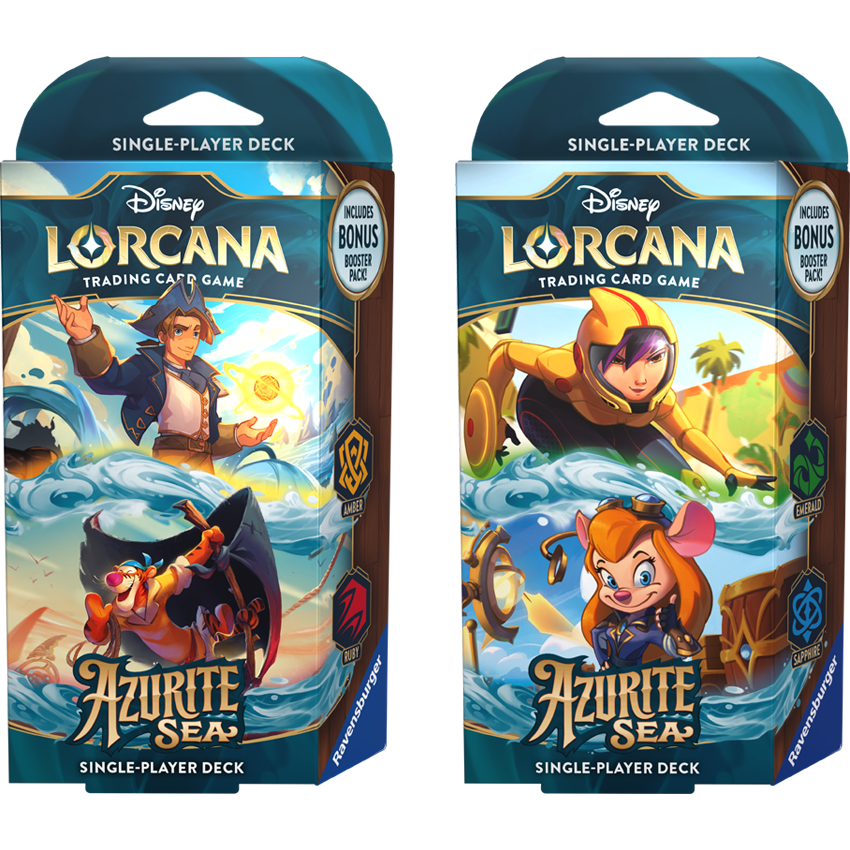 Lorcana Starter Deck: Azurite Sea Amber Ruby Lorcana Starter Deck: Azurite Sea Amber Ruby