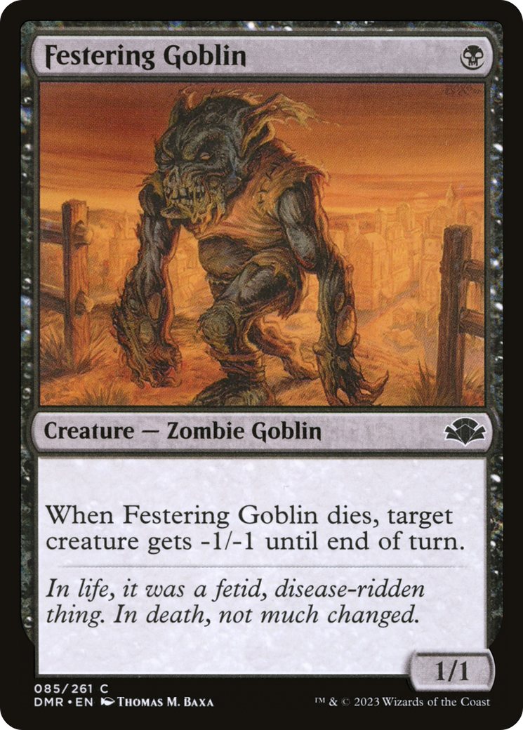 Festering Goblin [Dominaria Remastered] | Pandora's Boox