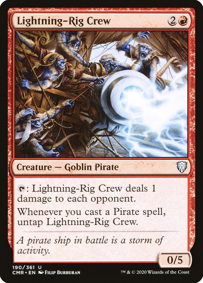 Lightning-Rig Crew [Commander Legends] | Pandora's Boox