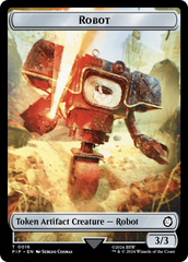 Energy Reserve // Robot Double-Sided Token [Fallout Tokens] | Pandora's Boox