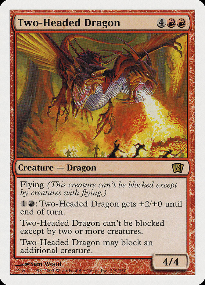 Two-Headed Dragon (Oversized) [Eighth Edition] | Pandora's Boox