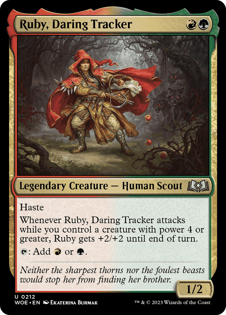 Ruby, Daring Tracker [Wilds of Eldraine] | Pandora's Boox