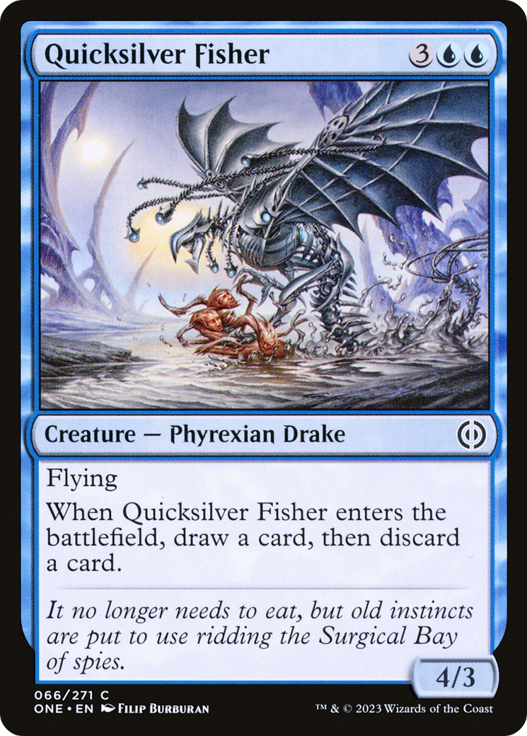 Quicksilver Fisher [Phyrexia: All Will Be One] | Pandora's Boox