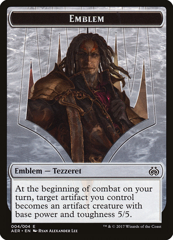 Tezzeret the Schemer Emblem [Aether Revolt Tokens] | Pandora's Boox
