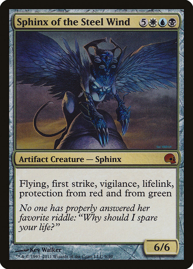 Sphinx of the Steel Wind [Premium Deck Series: Graveborn] | Pandora's Boox