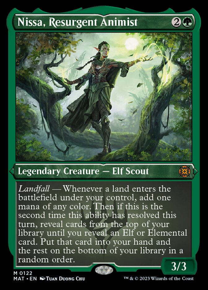 Nissa, Resurgent Animist (Foil Etched) [March of the Machine: The Aftermath] | Pandora's Boox