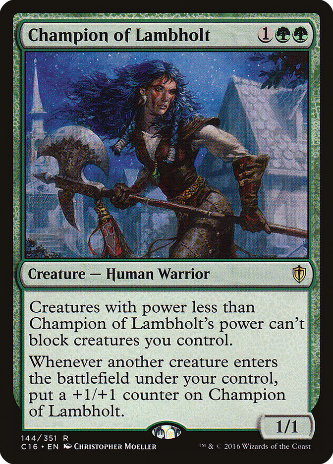 Champion of Lambholt [Commander 2016] | Pandora's Boox