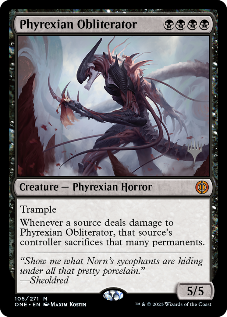 Phyrexian Obliterator (Promo Pack) [Phyrexia: All Will Be One Promos] | Pandora's Boox