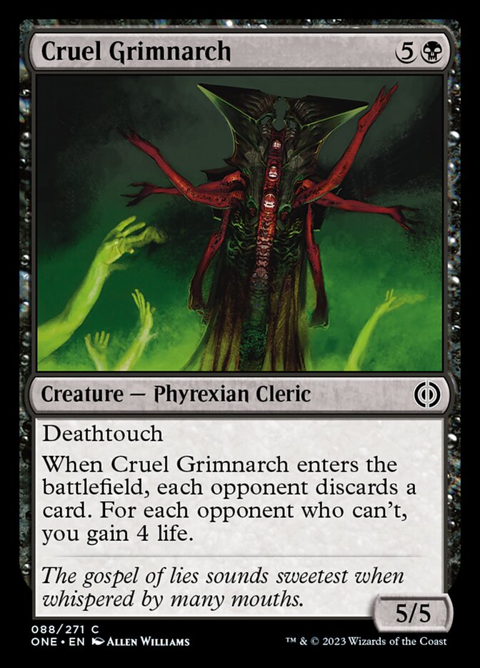 Cruel Grimnarch [Phyrexia: All Will Be One] | Pandora's Boox