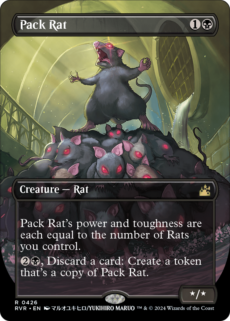 Pack Rat (Anime Borderless) [Ravnica Remastered] | Pandora's Boox