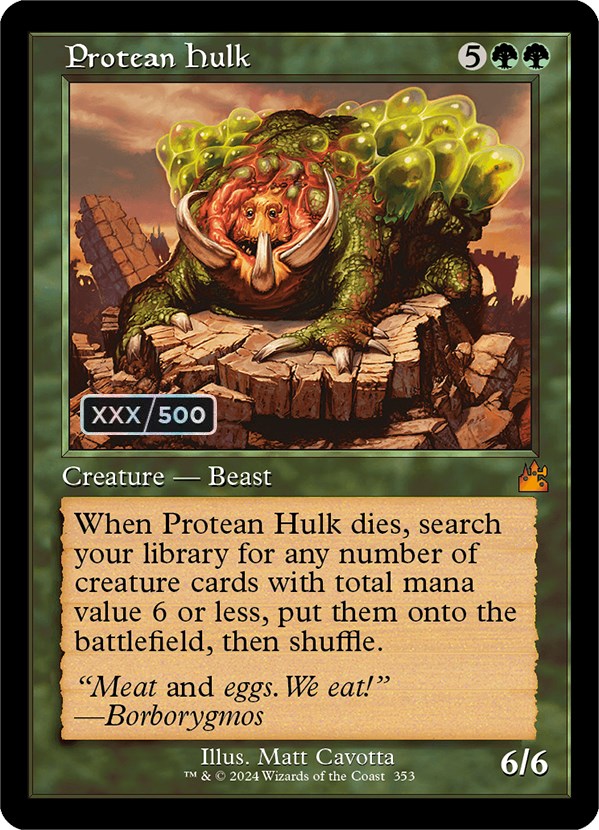 Protean Hulk (Retro) (Serialized) [Ravnica Remastered] | Pandora's Boox