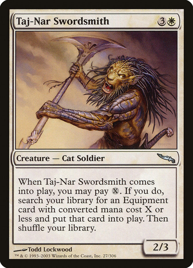Taj-Nar Swordsmith [Mirrodin] | Pandora's Boox