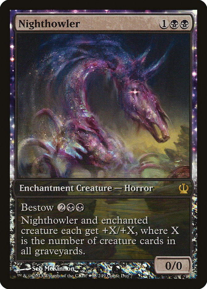 Nighthowler (Game Day) (Extended Art) [Theros Promos] | Pandora's Boox