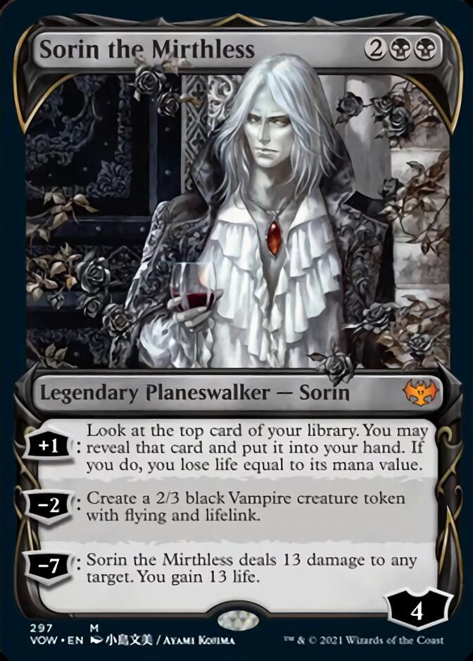 Sorin the Mirthless (Showcase Fang Frame) [Innistrad: Crimson Vow] | Pandora's Boox