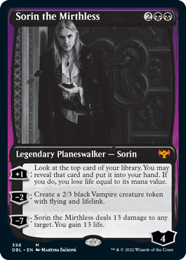 Sorin the Mirthless [Innistrad: Double Feature] | Pandora's Boox