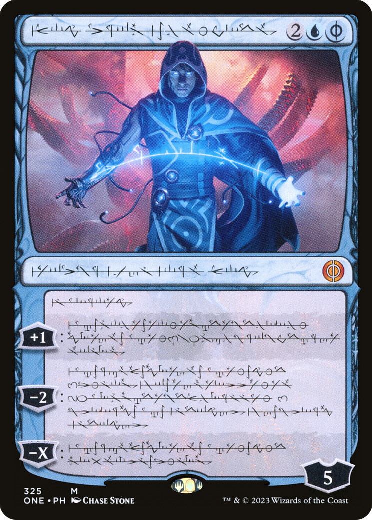 Jace, the Perfected Mind (Phyrexian) [Phyrexia: All Will Be One] | Pandora's Boox