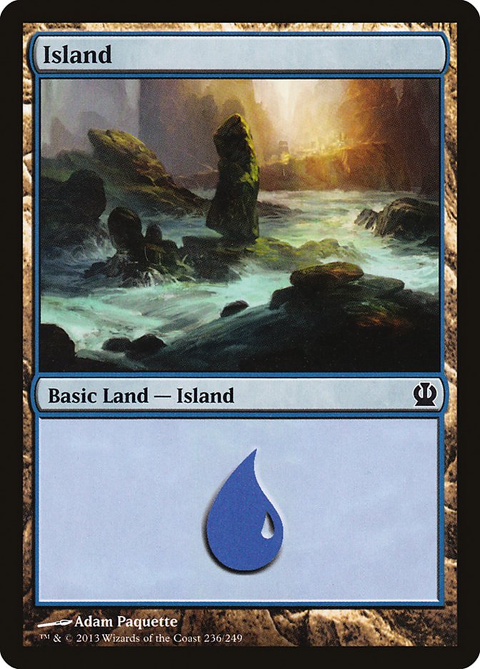 Island (236) [Theros] | Pandora's Boox