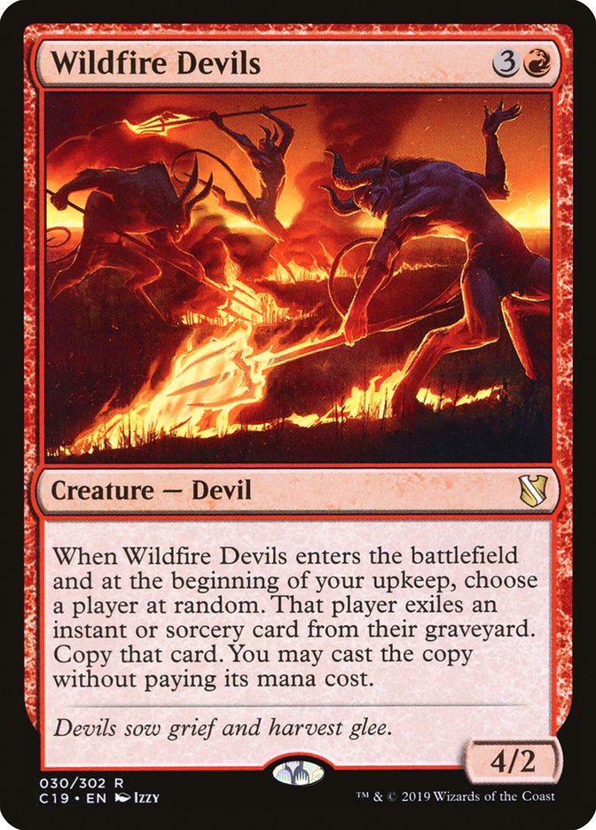 Wildfire Devils [Commander 2019] | Pandora's Boox