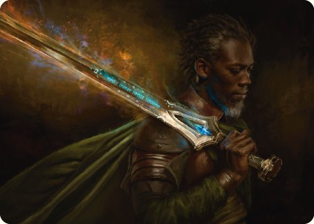 Anduril, Flame of the West Art Card [The Lord of the Rings: Tales of Middle-earth Art Series] | Pandora's Boox