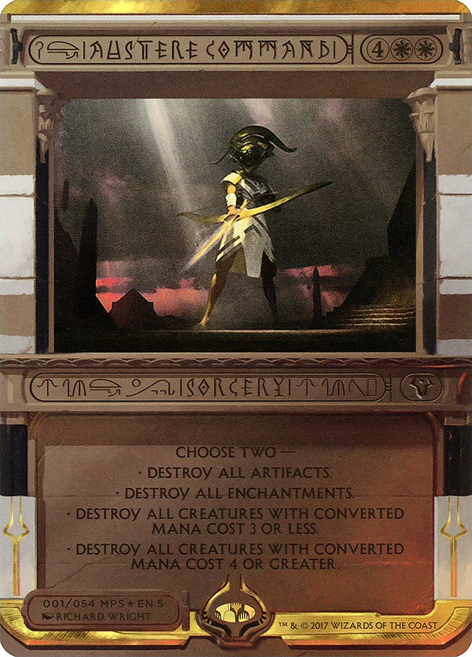 Austere Command (Invocation) [Amonkhet Invocations] | Pandora's Boox