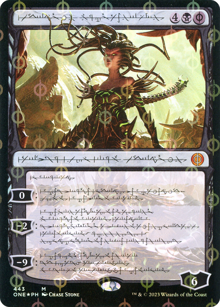 Vraska, Betrayal's Sting (Phyrexian Step-and-Compleat Foil) [Phyrexia: All Will Be One] | Pandora's Boox