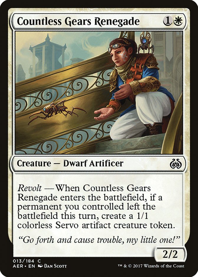 Countless Gears Renegade [Aether Revolt] | Pandora's Boox