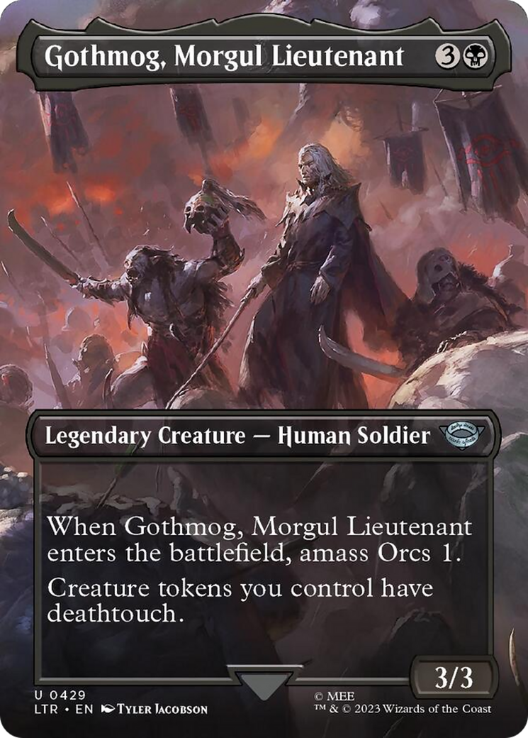 Gothmog, Morgul Lieutenant (Borderless Alternate Art) [The Lord of the Rings: Tales of Middle-Earth] | Pandora's Boox
