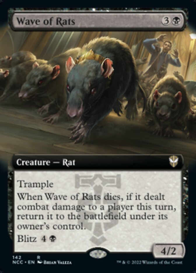 Wave of Rats (Extended Art) [Streets of New Capenna Commander] | Pandora's Boox