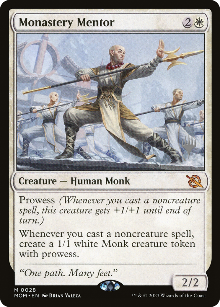 Monastery Mentor (Promo Pack) [March of the Machine Promos] | Pandora's Boox