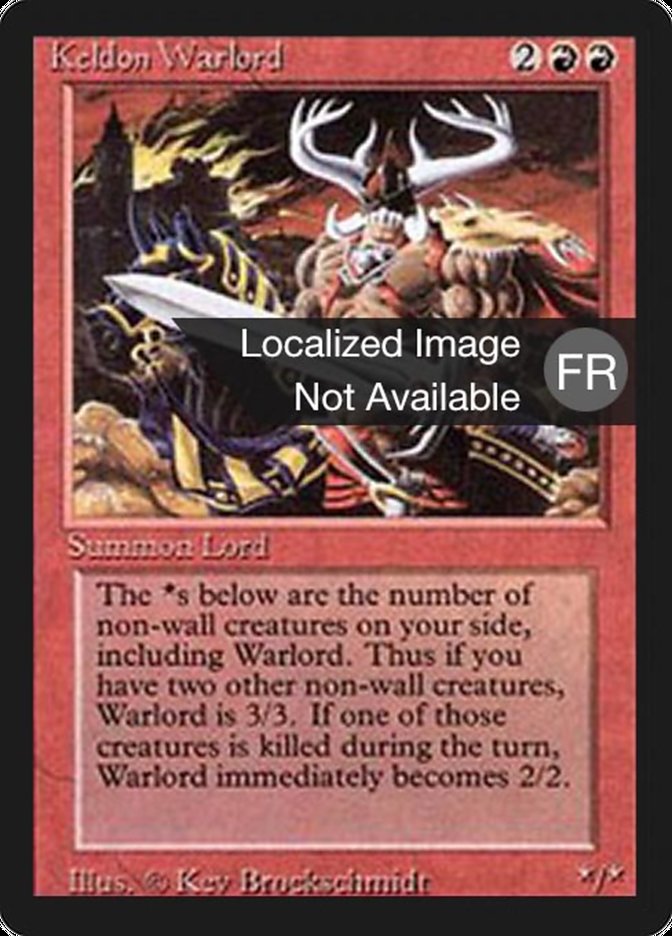 Keldon Warlord [Foreign Black Border] | Pandora's Boox