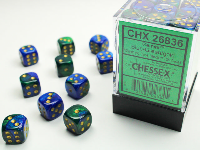 Chx26836 Gemini Blue-Green/Gold