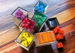 Chessex Opaque 7-dice set