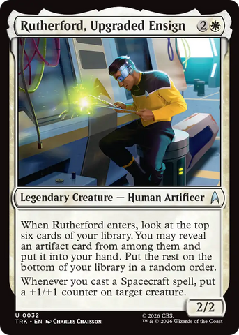 Rutherford, Upgraded Ensign [Star Trek]