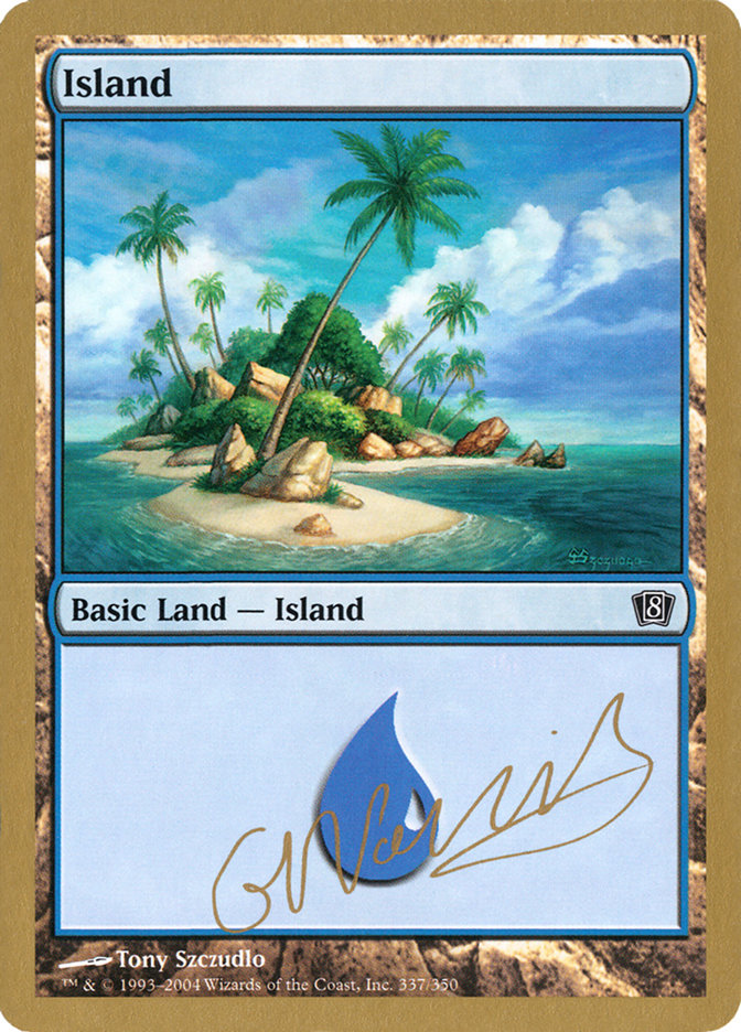 Island (gn337) (Gabriel Nassif) [World Championship Decks 2004] | Pandora's Boox