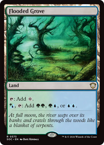 Flooded Grove [Secrets of Strixhaven Commander]