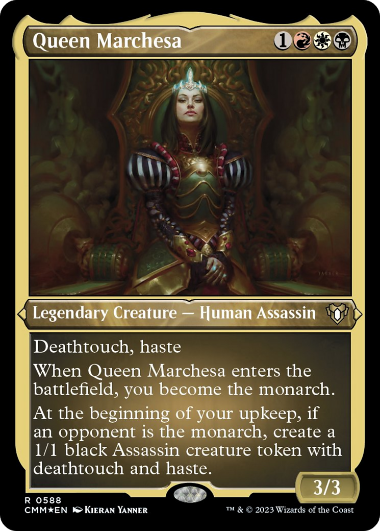 Queen Marchesa (Foil Etched) [Commander Masters] | Pandora's Boox