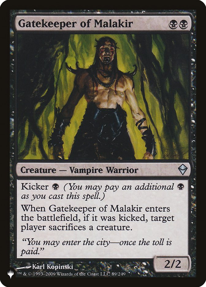 Gatekeeper of Malakir [The List] | Pandora's Boox