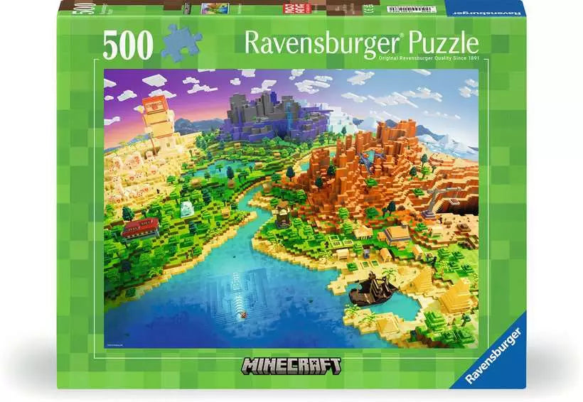 Minecraft Jigsaw Puzzle: 500 pcs