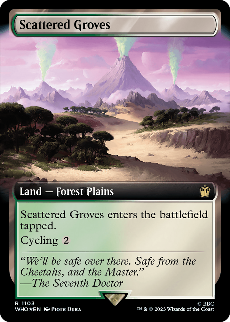 Scattered Groves (Extended Art) (Surge Foil) [Doctor Who] | Pandora's Boox