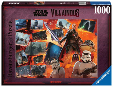 Villainous 1000 pc puzzle: Villainous Moff Gideon