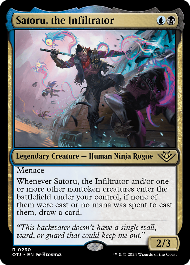 Satoru, the Infiltrator [Outlaws of Thunder Junction] | Pandora's Boox