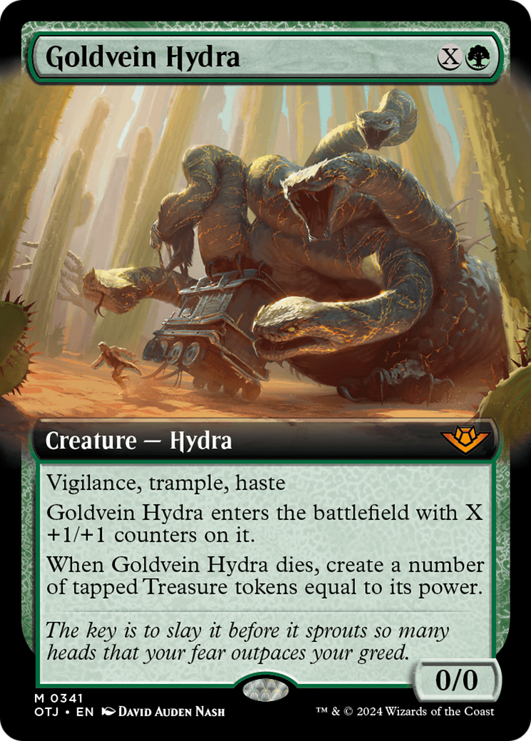 Goldvein Hydra (Extended Art) [Outlaws of Thunder Junction] | Pandora's Boox