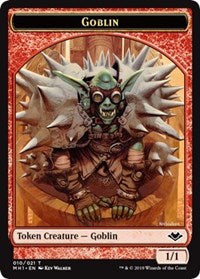 Goblin (010) // Bear (011) Double-Sided Token [Modern Horizons Tokens] | Pandora's Boox